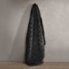 bubble faux fur throw - blk 1 - Hallmart Collectibles bubble faux fur throw - blk 1