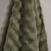 bubble faux fur throw - green 2 - Hallmart Collectibles bubble faux fur throw - green 2