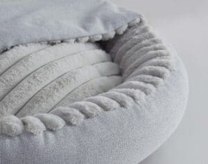 95335 HOODED ROUND CUDDLER SMALL GRAY 1 - Hallmart Collectibles 95335 HOODED ROUND CUDDLER SMALL GRAY 1