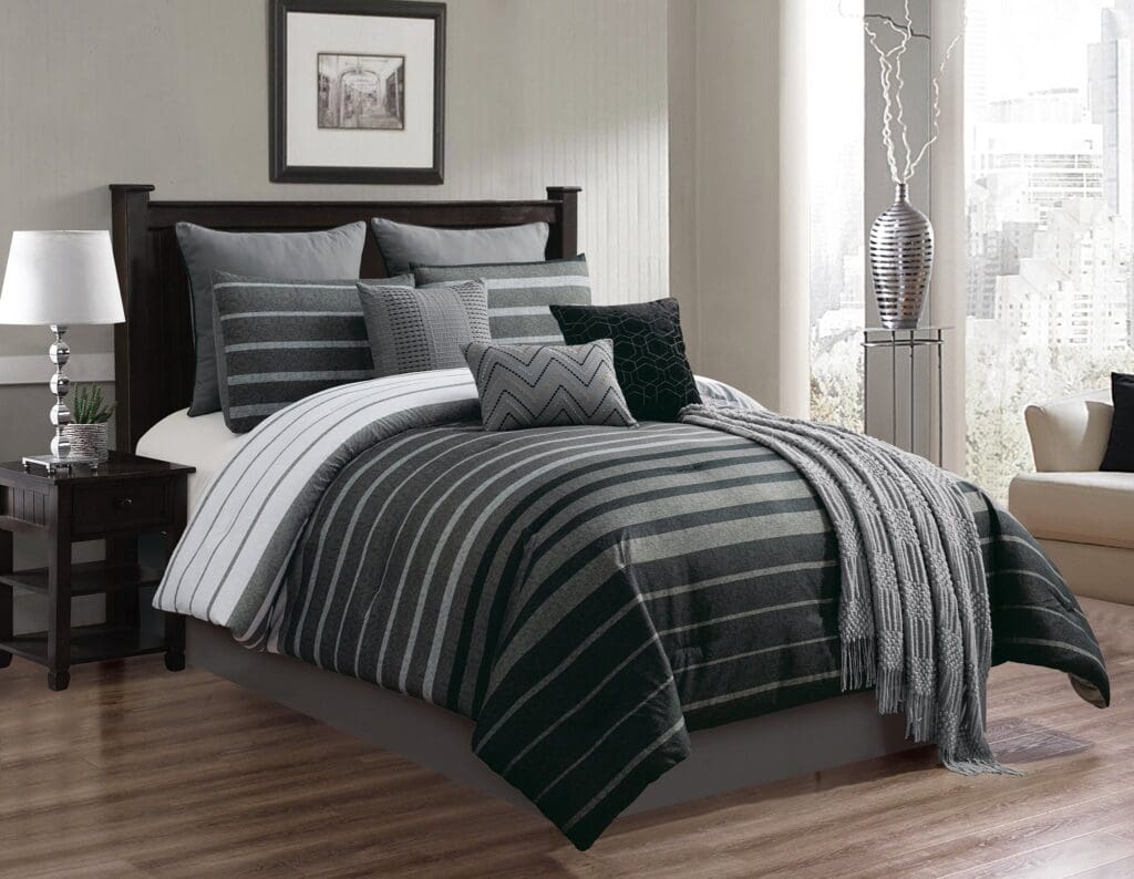 BlackGrayStripe_lgjpg - Hallmart Collectibles BlackGrayStripe_lgjpg