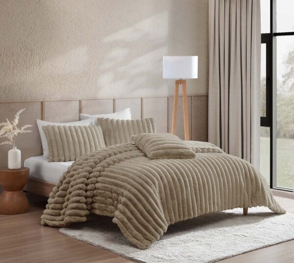 ChannelFauxFurTaupe_lgjpg - Hallmart Collectibles ChannelFauxFurTaupe_lgjpg